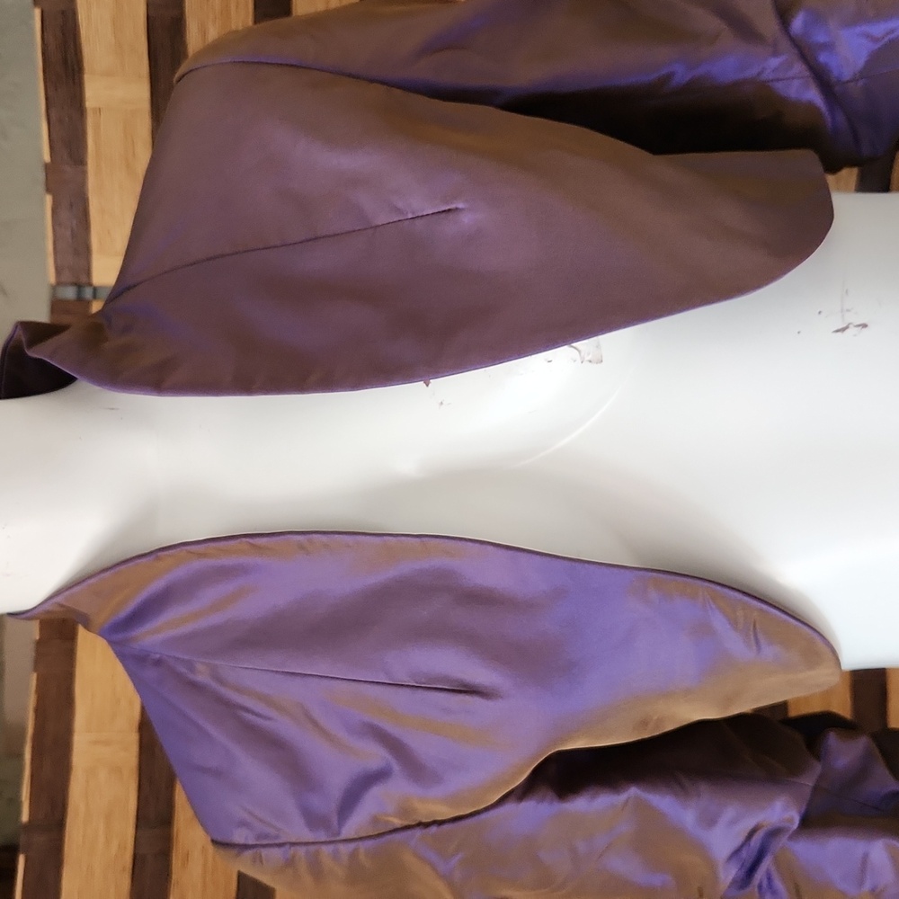 Willa HAN IRREDESCENT Purple Bolero Jacket - Picture 5 of 7